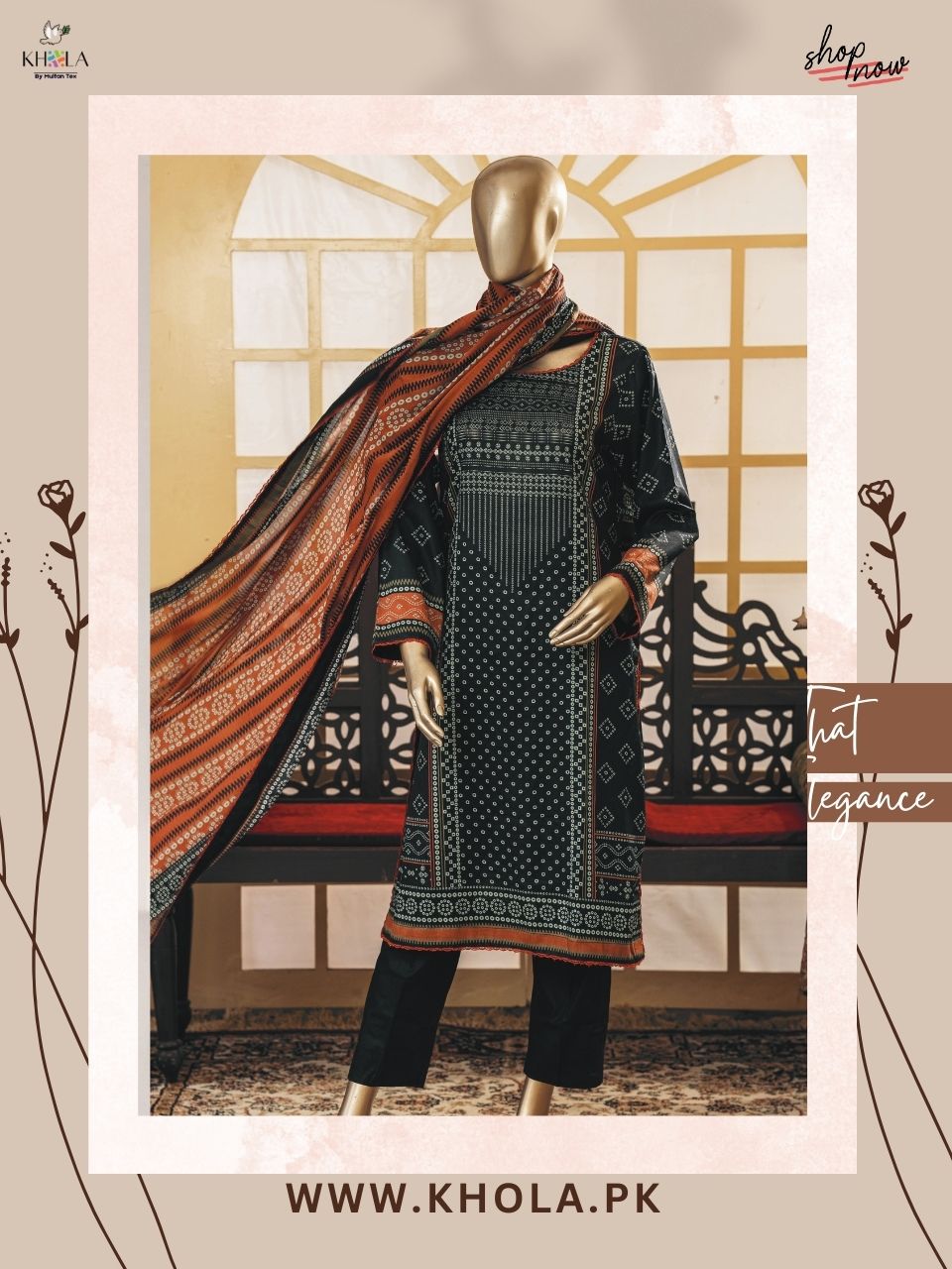 Lawn Suits | Unstitched Printed Lawn Suit With Printed Lawn Dupatta