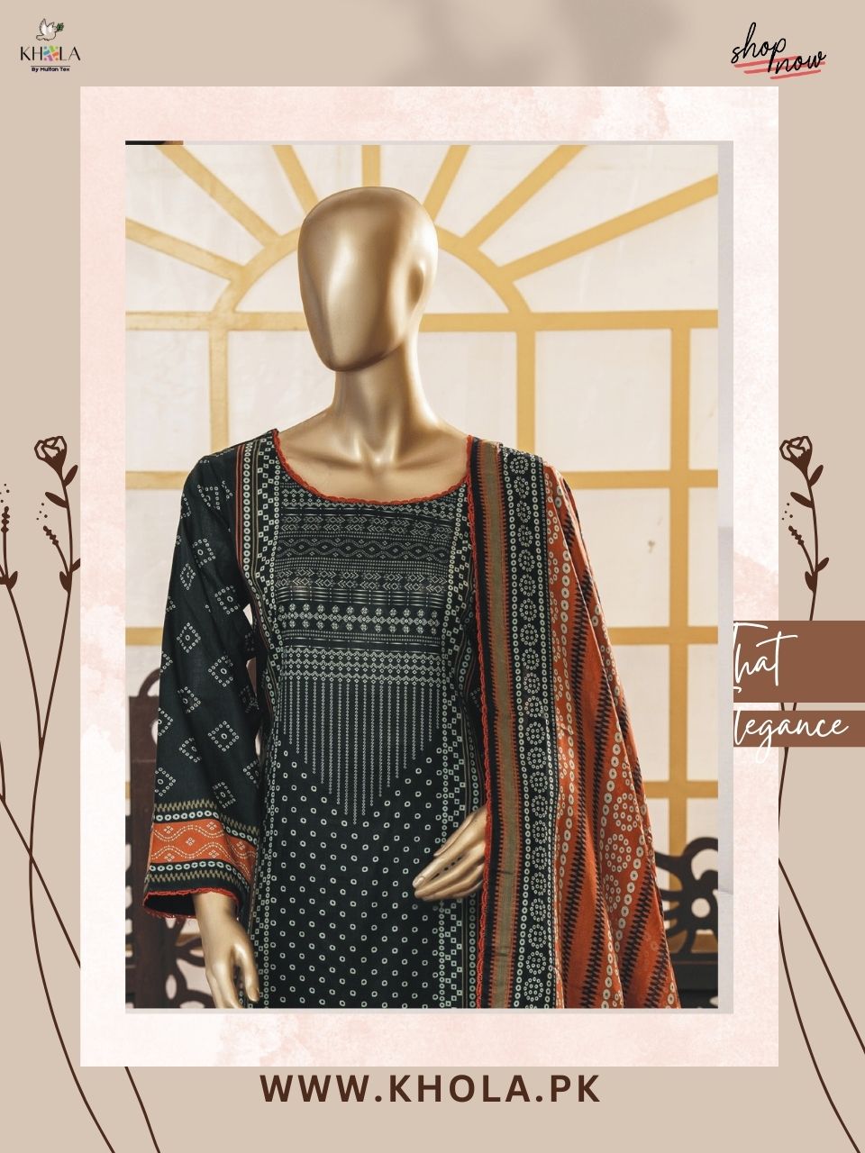 Lawn Suits | Unstitched Printed Lawn Suit With Printed Lawn Dupatta