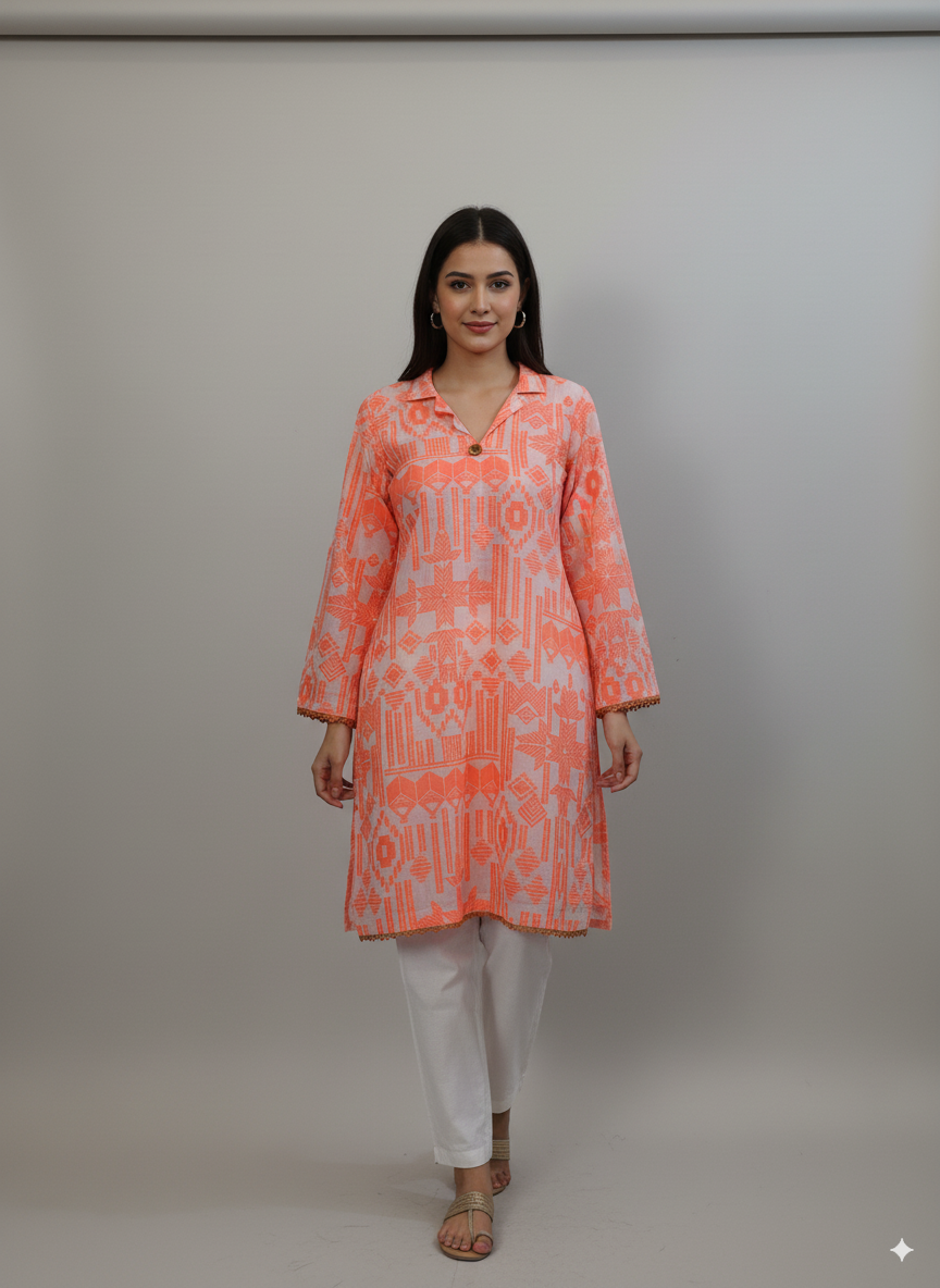 Nisbat Kurta – Modern Pakistani Kurta for Women 2025