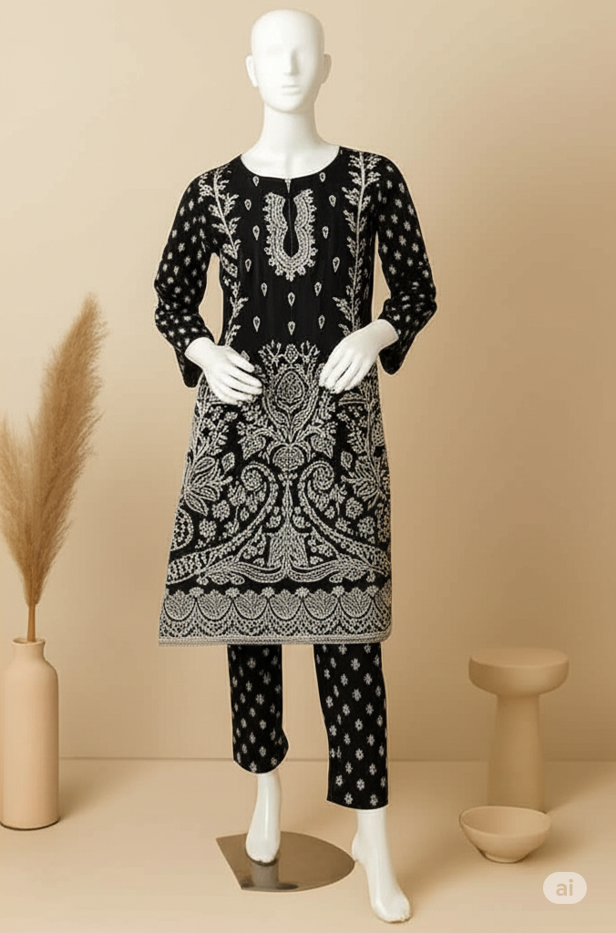 Miraal – 2 PC Elegant Lawn Suit (Stitched)